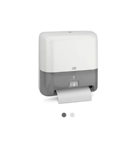 Tork 5511202 Elevation Matic Automatic Hand Towel Roll Dispenser with Intuition Sensor, White 