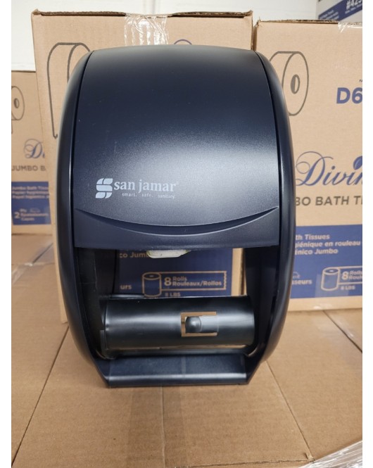 R3500TBK double roll Dispenser for standard toilet paper San Jamar 