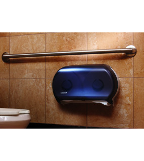 Double Roll - Jumbo Toilet Paper Dispenser, San jamar R4000TBK