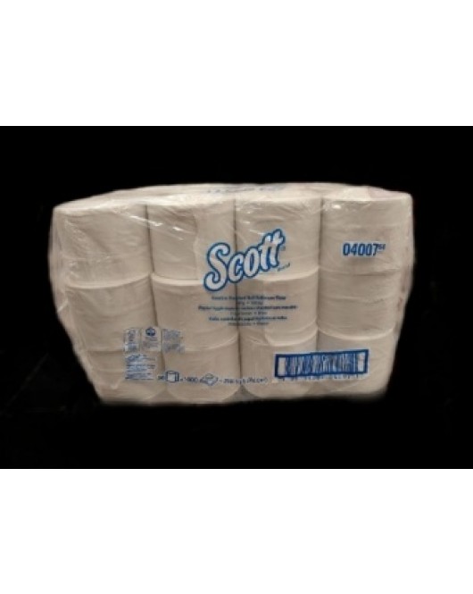 Scott Brand coreless standard roll bathroom tissue 2 ply , 36 x 1000 sheets (04700)