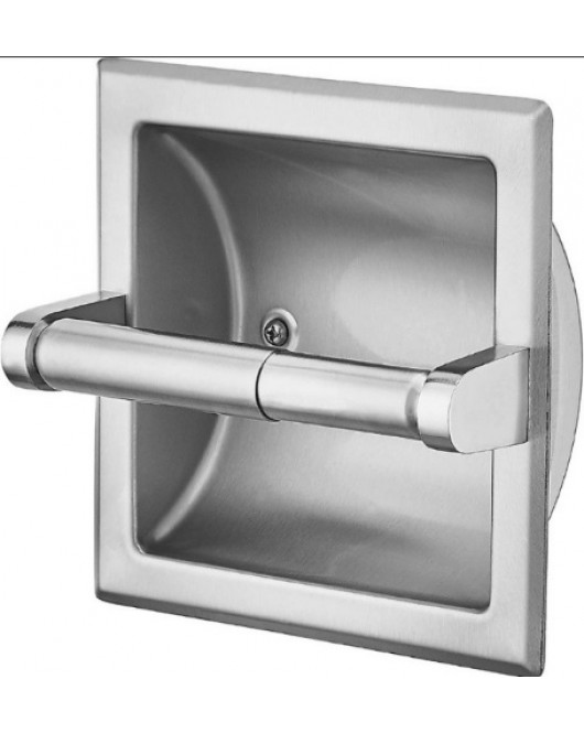 Recessed Toilet Tissue Dispenser Stainless Steel