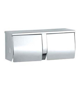 Double Toilet Tissue Holder w/ Shelf