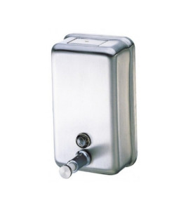 Stainless Steel Vertical Soap Dispenser With lock &amp; key Vol. 1200ml