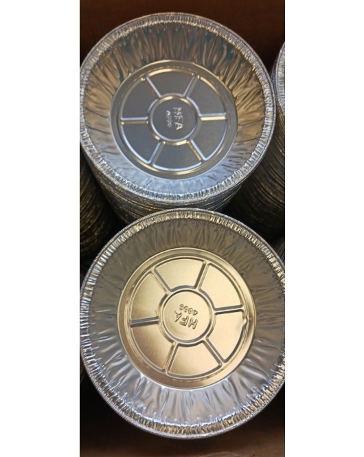 6 inch round aluminum pie pan 1000 in a case HFA 4006-30-1000