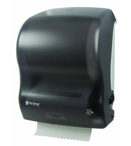 Mechanical (Auto Cut) Roll Paper Dispenser sanjamar T7400TDk