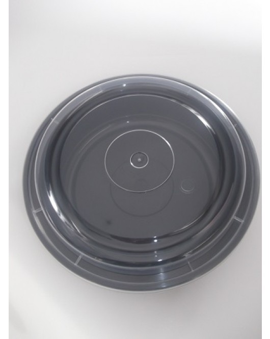  7" Round Plastic Containers With Lids 150 Per Case
