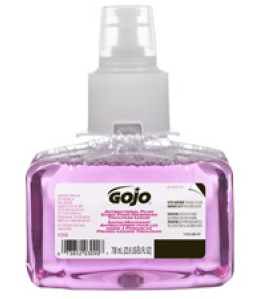 Gojo 1318-03: Antibacterial Plum Scent Foam Handwash Triclosan 3 x 700 mL Bottles