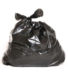 30 x 38 Regular Black Garbage Bags 250 Bags Per Case