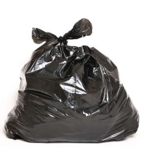 30 x 38 Regular Black Garbage Bags 250 Bags Per Case