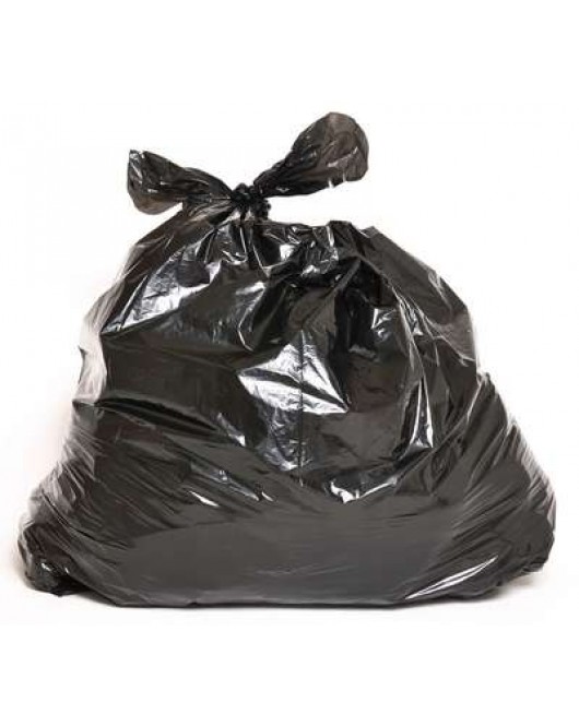 30 x 38 Strong Black Garbage Bags 200 Bags Per Case