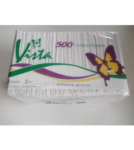 MPI: Vista Quarter Luncheon Napkins 1Ply 500 / pkg 