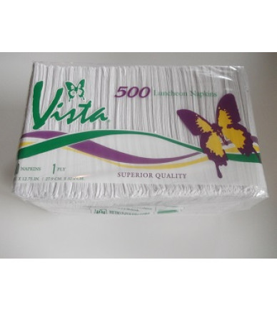 MPI: Vista Quarter Luncheon Napkins 1Ply 500 / pkg 