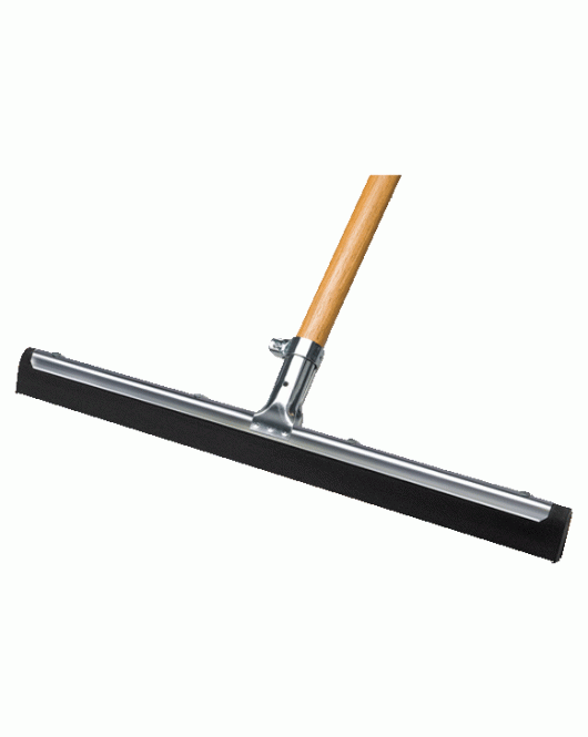 Marino: 18" MUS Floor Squeegee With 54" Tapered Wood Handle
