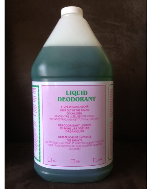 Sprakita: Liquid Deodorant - Stops Organic Odour 4 x 4 Litre Bottles