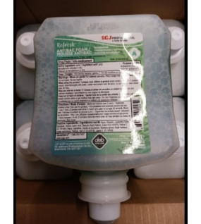 Deb skin care Refresh antibac foam soap by S C Johnson case of six one liter bottles (ANT1LCN)