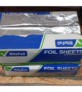 Aluminum Foil Sheet 9&quot; x 10.75&quot;, Pop Up Sheets 500pcs/Box