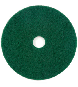 20&quot; Scrubbing Pad, Green, 5 Per Case