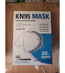 KN95 Protective Mask box of 20 (5 layers of protection)