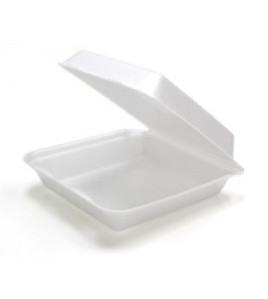Darnel - S1 - White Foam Hinged Container - 200/case