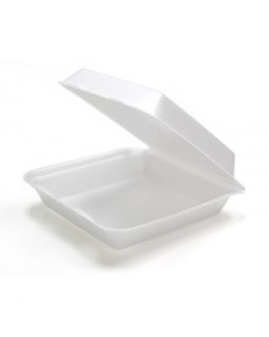 Darnel - S1 - White Foam Hinged Container - 200/case