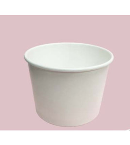 paper soup/ice cream containers 1000pcs 8 oz 6x4/S printed or white 