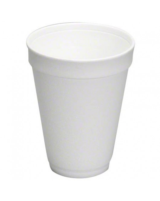 Genpak 12 oz insulated foam cups 1000case 120MUPC