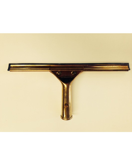 12" Premium Brass Handle And Channel With Rubber Squeegee M2