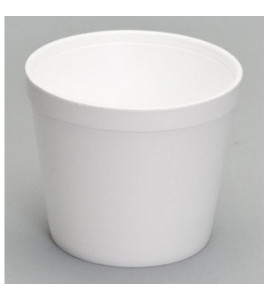 Genpak 20c round foam container 500 pcs, 20 oz