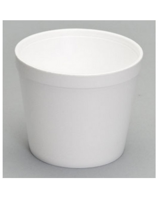 Genpak 20c round foam container 500 pcs, 20 oz