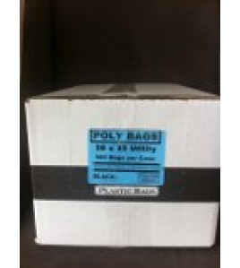 20 x 22 Regular Black Garbage Bags 500 Bags Per Case