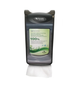 Cascades: ServOne Counter &amp; Wall Mount Grey Napkin Dispenser