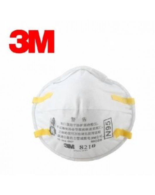 3M: 8210 Particulate respirator dust mask box of 20