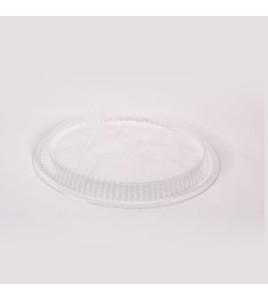 Western plastics 9&quot; round plastic dome lid 500 case 