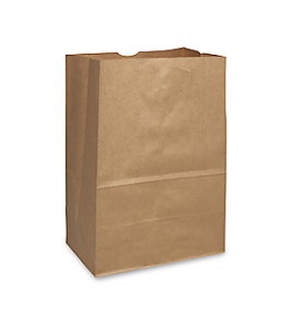 50 lb kraft paper bags 12x7x17&quot; DD50 , 500 pcs