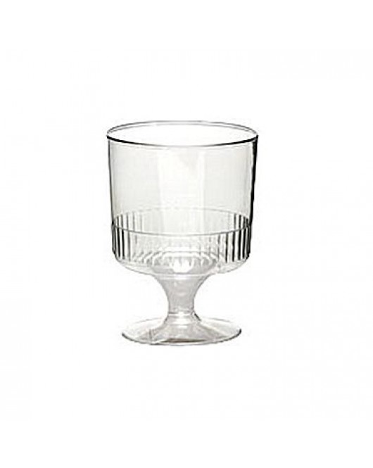 Dixie® 5 oz. 10 pcs Plastic Wine Glass