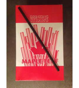 Maple Leaf: 6 Inch Drinking Straws 500 Per Box