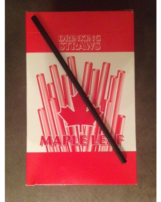 Maple Leaf: 6 Inch Drinking Straws 500 Per Box