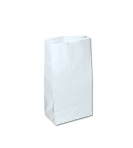 white paper grocery bags 8 lb 500 pcs 6.25x3.75x12.5