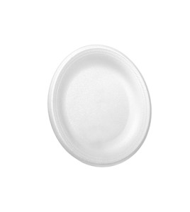 Dynette Liteware: White 9 Inch Foam Plates 500 Pcs / Case