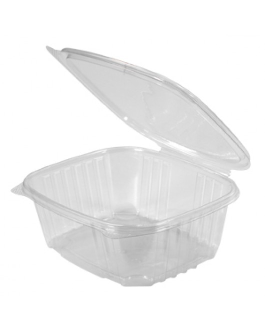 Genpak - AD32 - Clear Hinged Deli Container - 200/Case