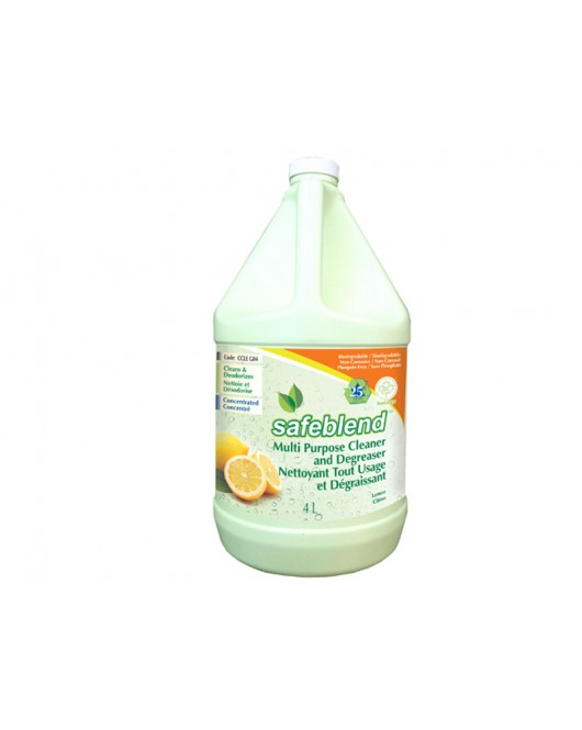 Safeblend: Multi Purpose Cleaner & Degreaser, Tangerine 4x4 Litre Bottles