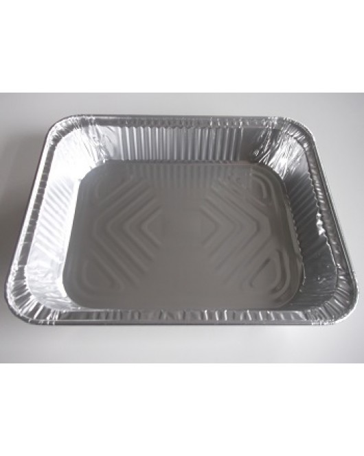 Half Size Aluminum Tray - Medium 100 Pieces Per Case western plastics 