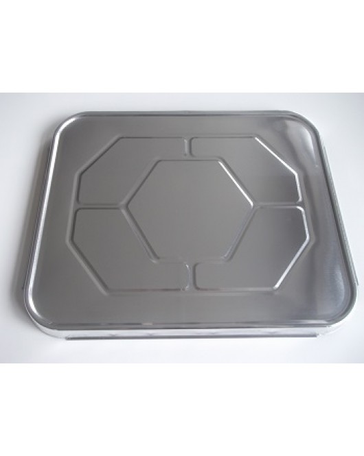 half size aluminum tray lid (deep , medium, shallow ) western plastic 