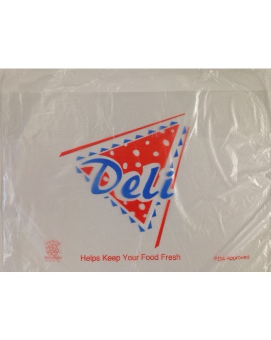 deli bags 2000 case 8" x 8" printed 