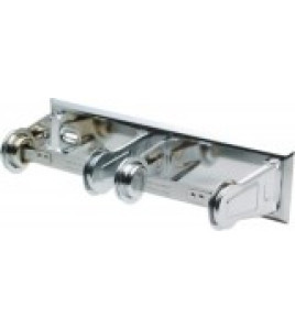 Frost: Double Roll Chrome Toilet Tissue Dispenser