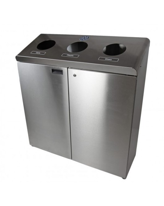 RECYCLING STATION – FLOOR STANDING Frost 316-S