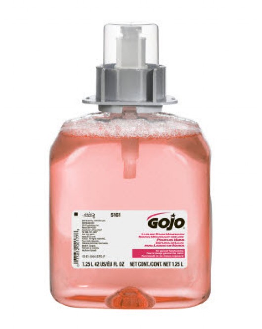GOJO 5161-04: Luxury Foam Hand wash 4 Bottles per Case 1250L each (the old model was 5161-03)