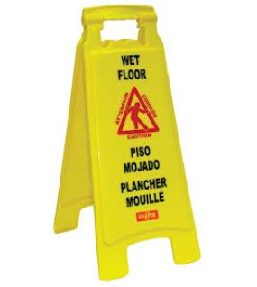 Marino: Caution Wet Floor Sign