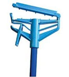 54&quot; SNAP-2GO metal mop handle blue 