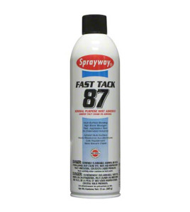 Sprayway Fast tack 87 General purpose mist adhesive 13 oz case of 12 